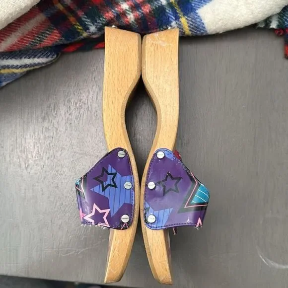 Dr. Scholl's Wood Star Barbie & the rockers Doll Slides size 9 - Picture 6 of 11